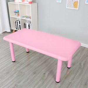 "Adaptable Height Magenta Plastic Top Kids Computer Desk"