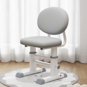 "Solid Color Kids Chair Adjustable Height Upholstered Chair(s) with Upholstered and Sponge for Kids Desk"